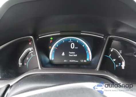 2021 Honda Civic Ex-L z USA, uszkodzony, nr VIN 19XFC1F77ME206294